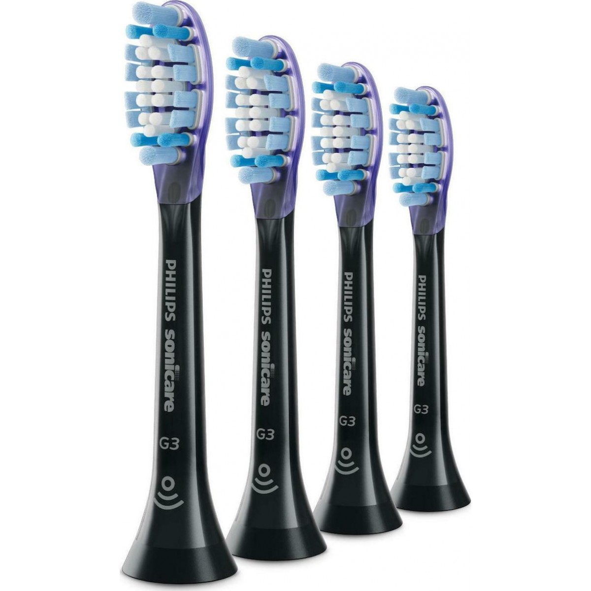 Ανταλλακτικό Philips HX9054/33 Sonicare premium gum care  4 pieces black