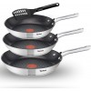 Tefal Duetto+ set 3 τεμάχια τηγάνια 20/24/28cm inox (G732S3)