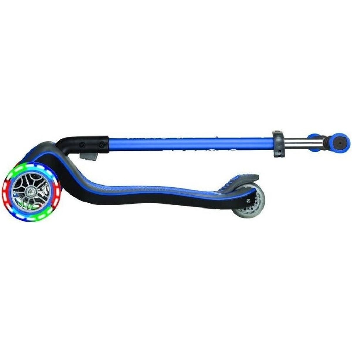 Globber Elite Deluxe With Light-up Wheels Scooter, navy Blue (444-400)