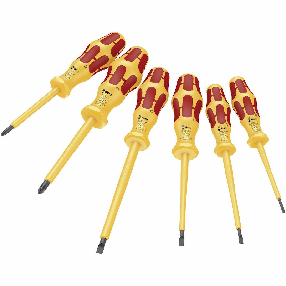 Wera 1060 i/1065 i/6 VDE screwdriver set Kraftform 6τμχ (05051576001)