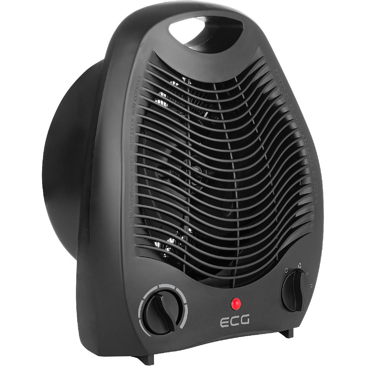 ECG TV3030 Αερόθερμο Δαπέδου 2000W Black