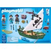 Playmobil Pirates Πειρατικό Πλοιάριο με Υποβρύχιο Μοτέρ (70151)