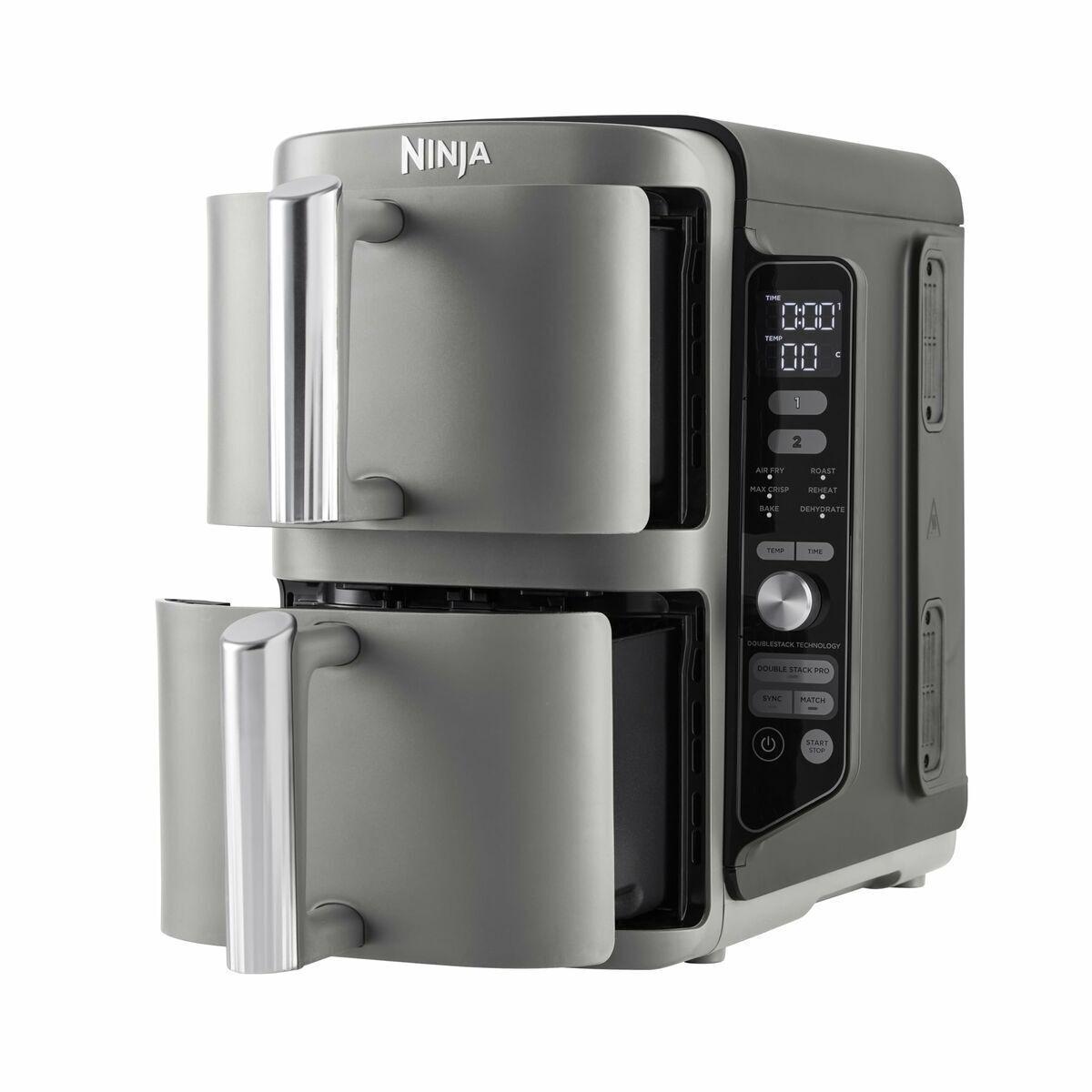 Ninja SL400EU Double Stack XL 9.5lt Double Basket  2470 watt Air Fryer Grey