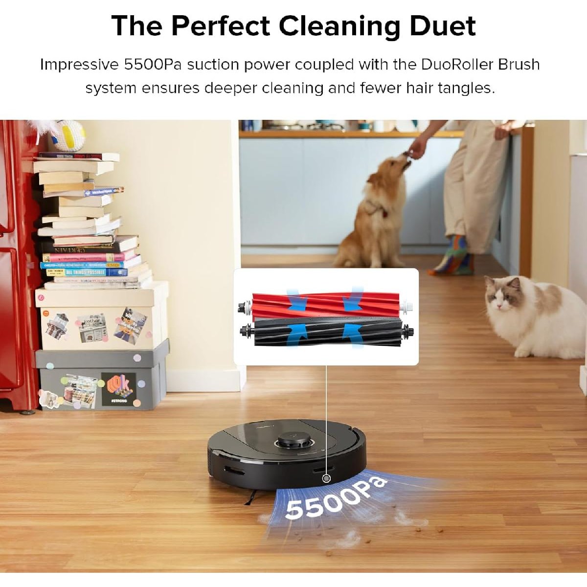 Roborock Q5 Pro robot vacuum cleaner black (Q5PR52-00)