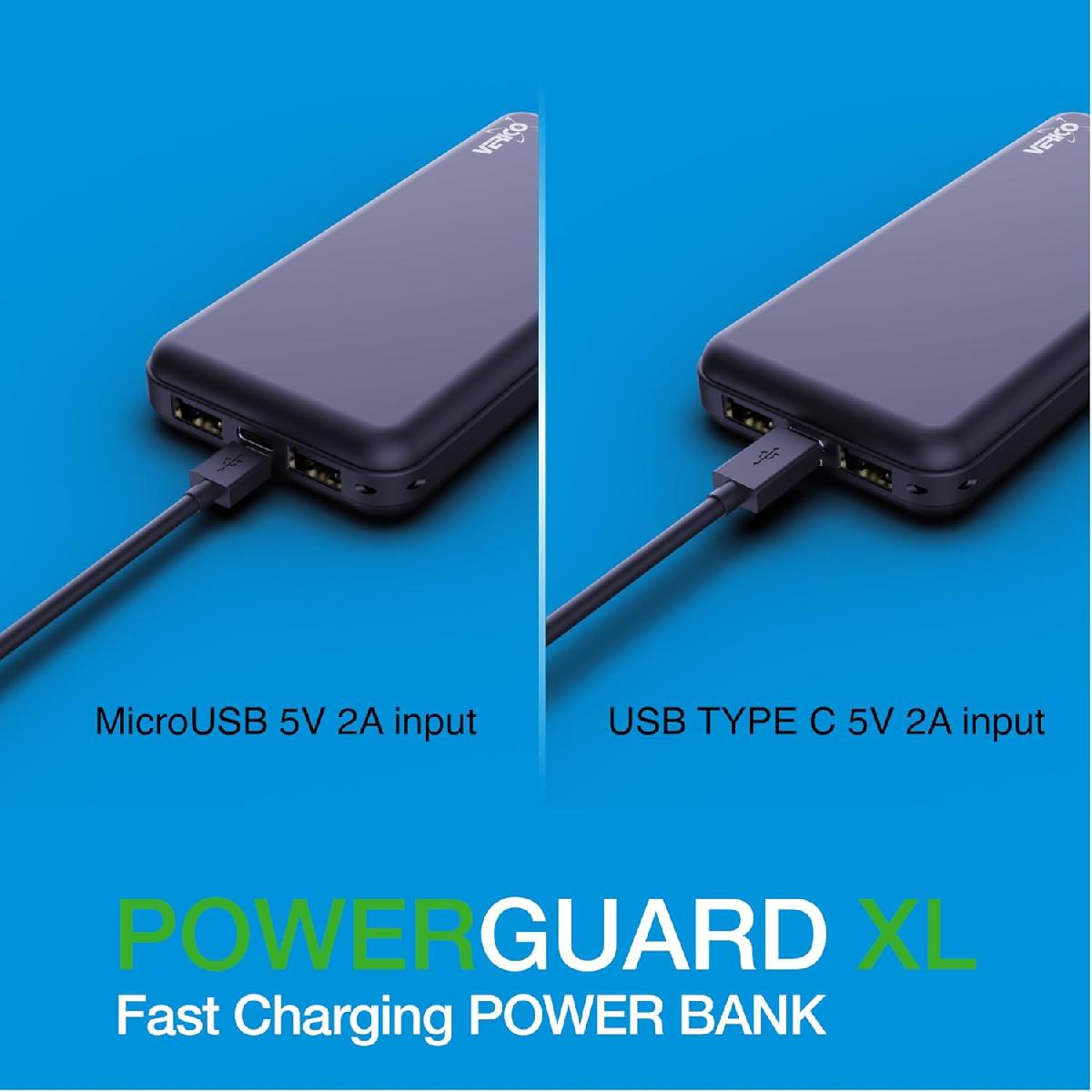 Verico Power Guard XL Powerbank 10.000mAh black