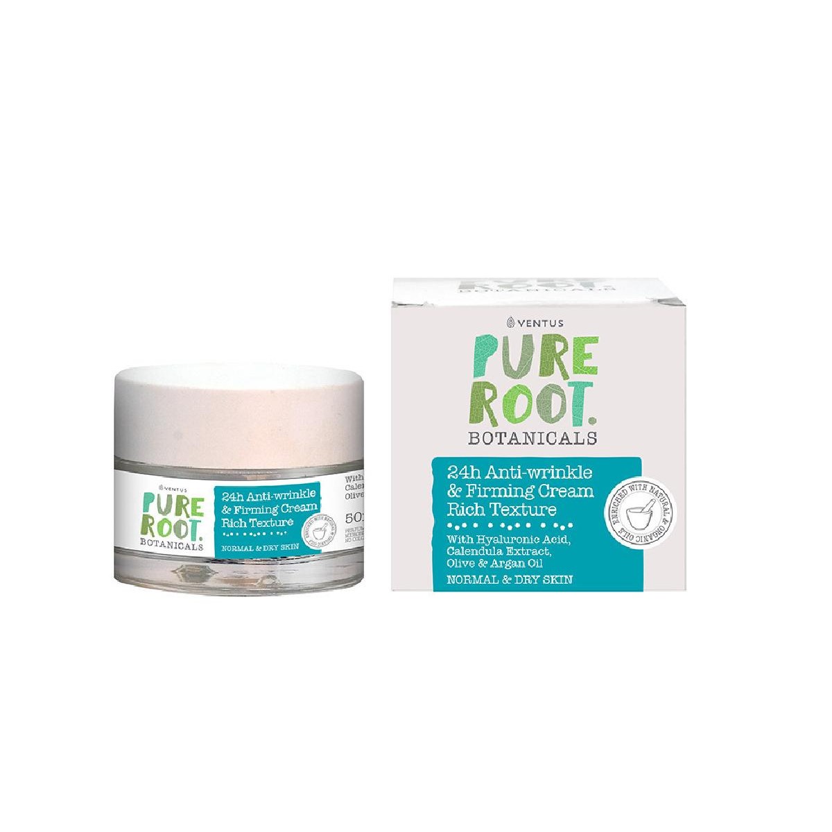 Ventus Pure Root 24ωρη Αντιρυτιδική & Συσφικτική Κρέμα 50ml