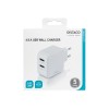 Deltaco USB-AC175 charger 24 watt 2x USB 4.8A white