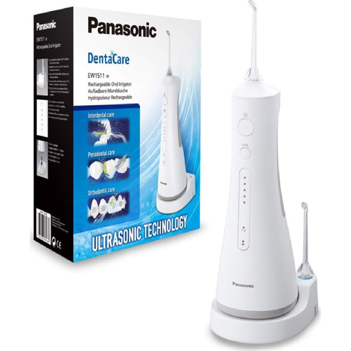 Rechargeable Oral Irrigator Panasonic DentaCare EW1511 white