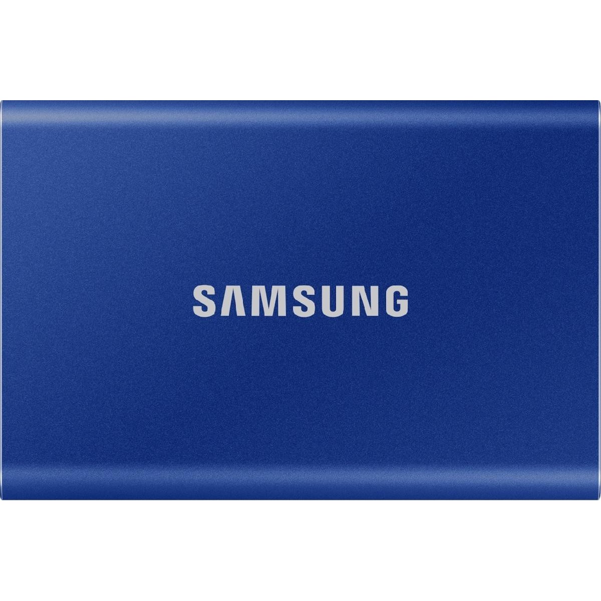 Samsung Portable (MU-PC2T0H/WW) 2TB SSD extern T7 USB-C / USB 3.2 indigo Blue