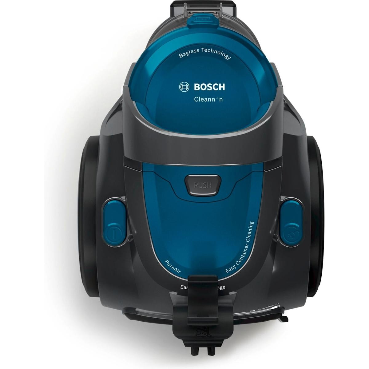 Bosch BGC05A220A serie 2 Ηλεκτρική Σκούπα 700 watt με Κάδο 1.5lt Laguna blue