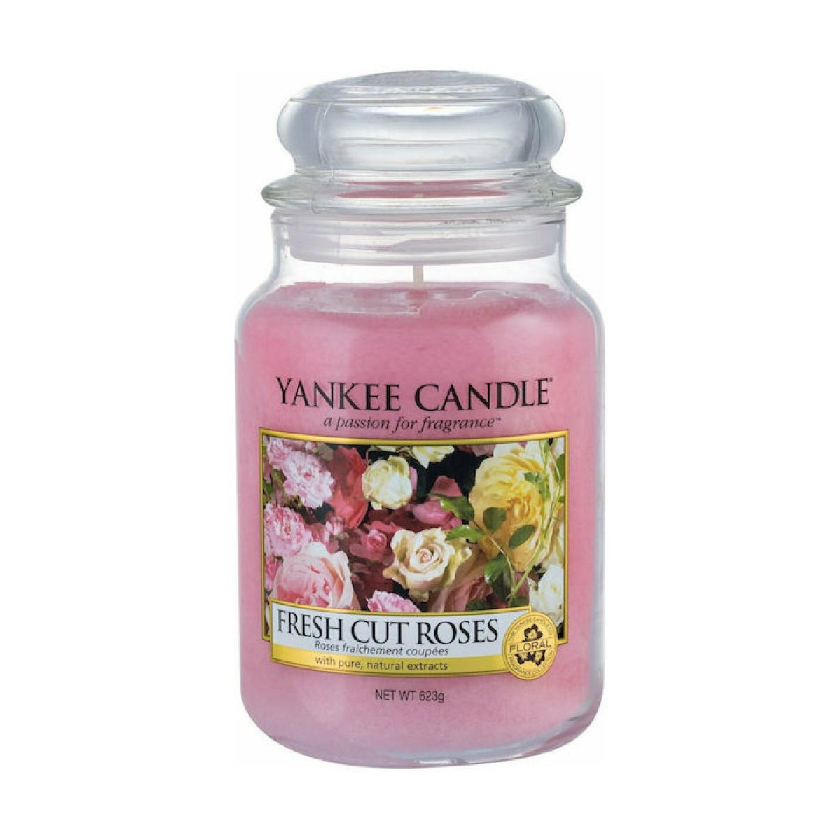 Yankee Candle Fresh Cut Roses Αρωματικό Κερί  623gr