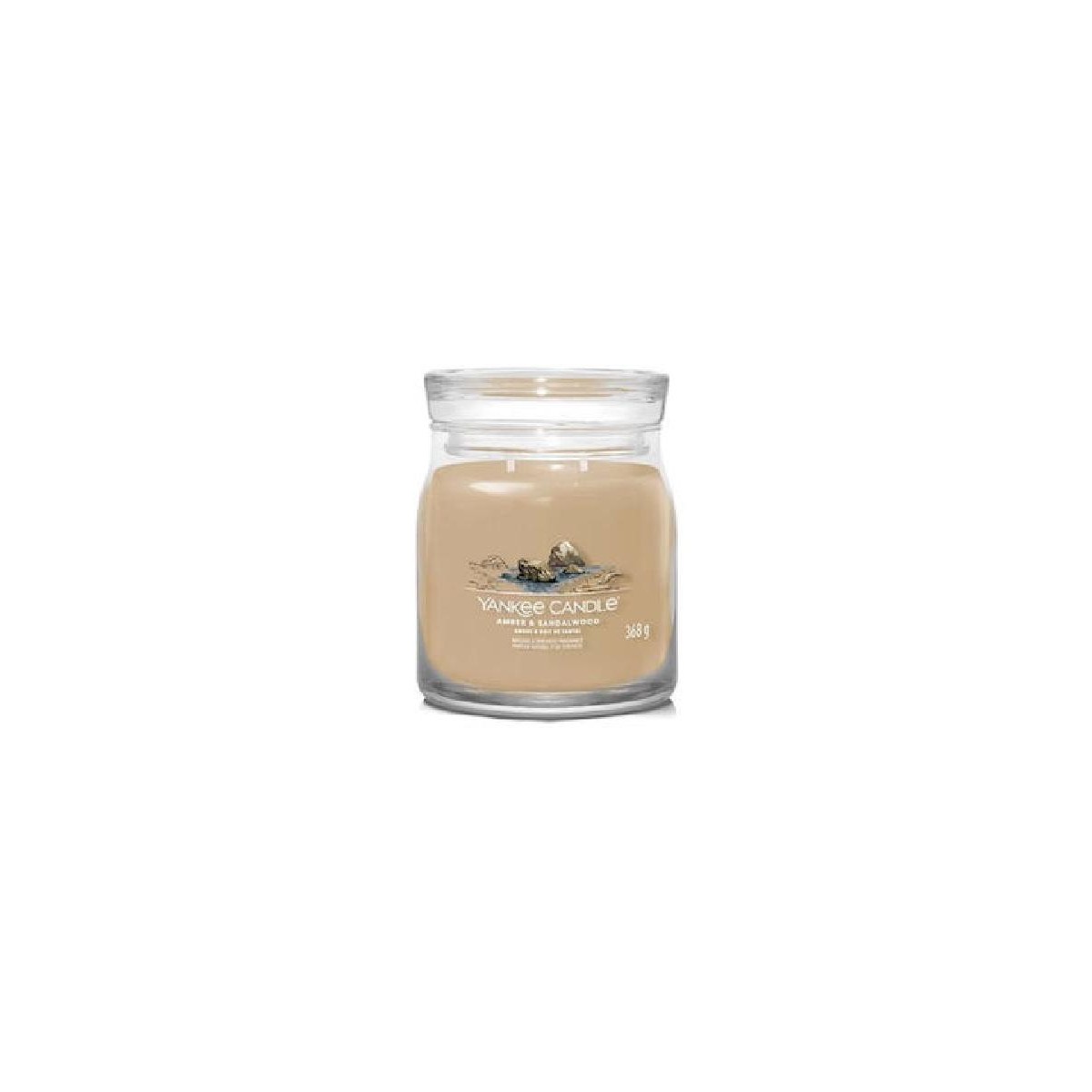 Yankee Candle Amber And Sandalwood Αρωματικό Κερί 368 g