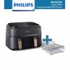 Philips NA352/04 3000 Series Airfryer XL dual basket 9 lt Black