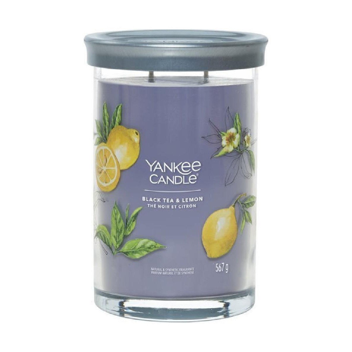 Yankee Candle Signature Collection Αρωματικό Κερί Black Tea & Lemon 567gr