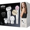 Braun SES 9105 Beauty Set 9 Flex epilator + FaceSpa white gold