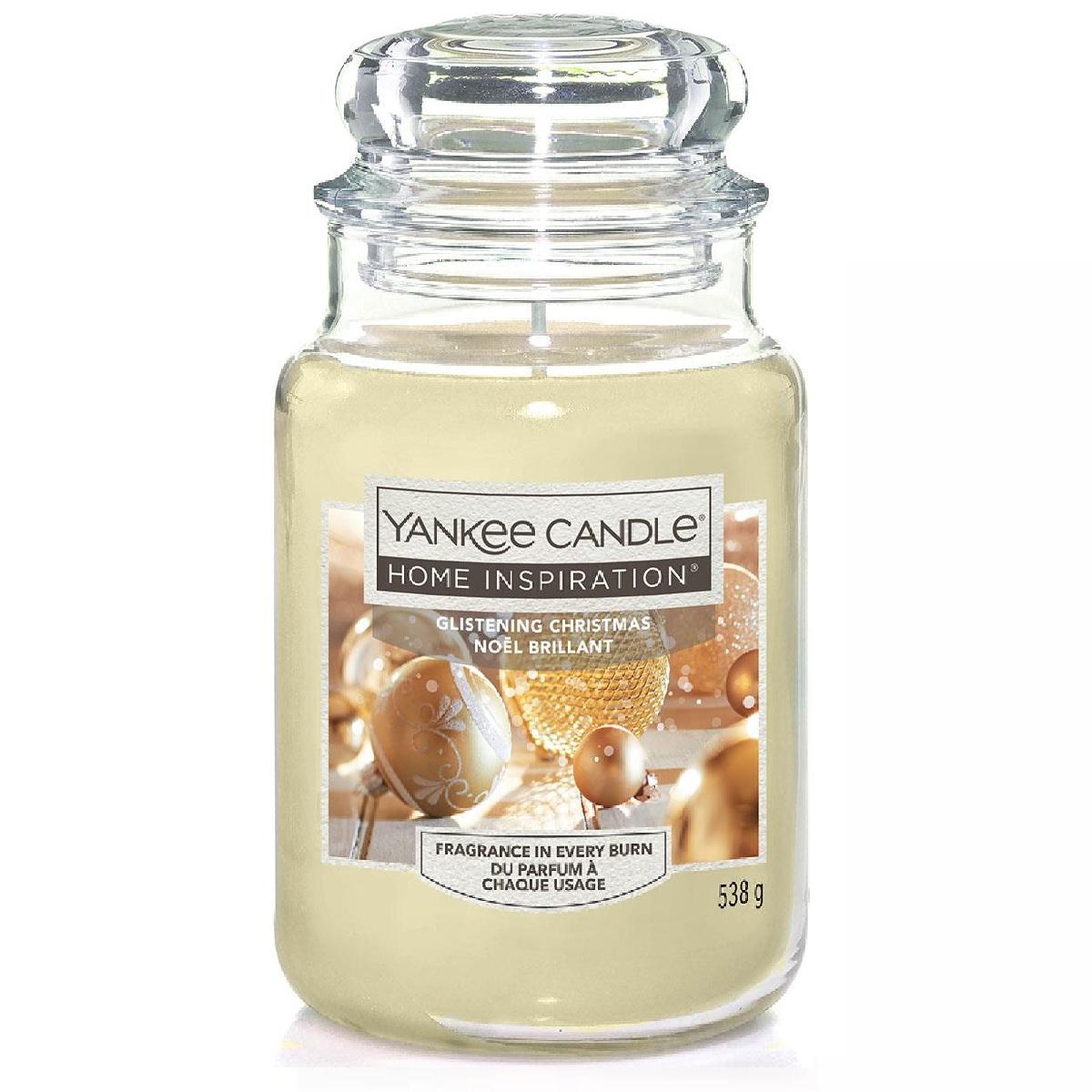 Yankee Candle Home Inspiration Glistening Christmas Αρωματικό Κερί 538g