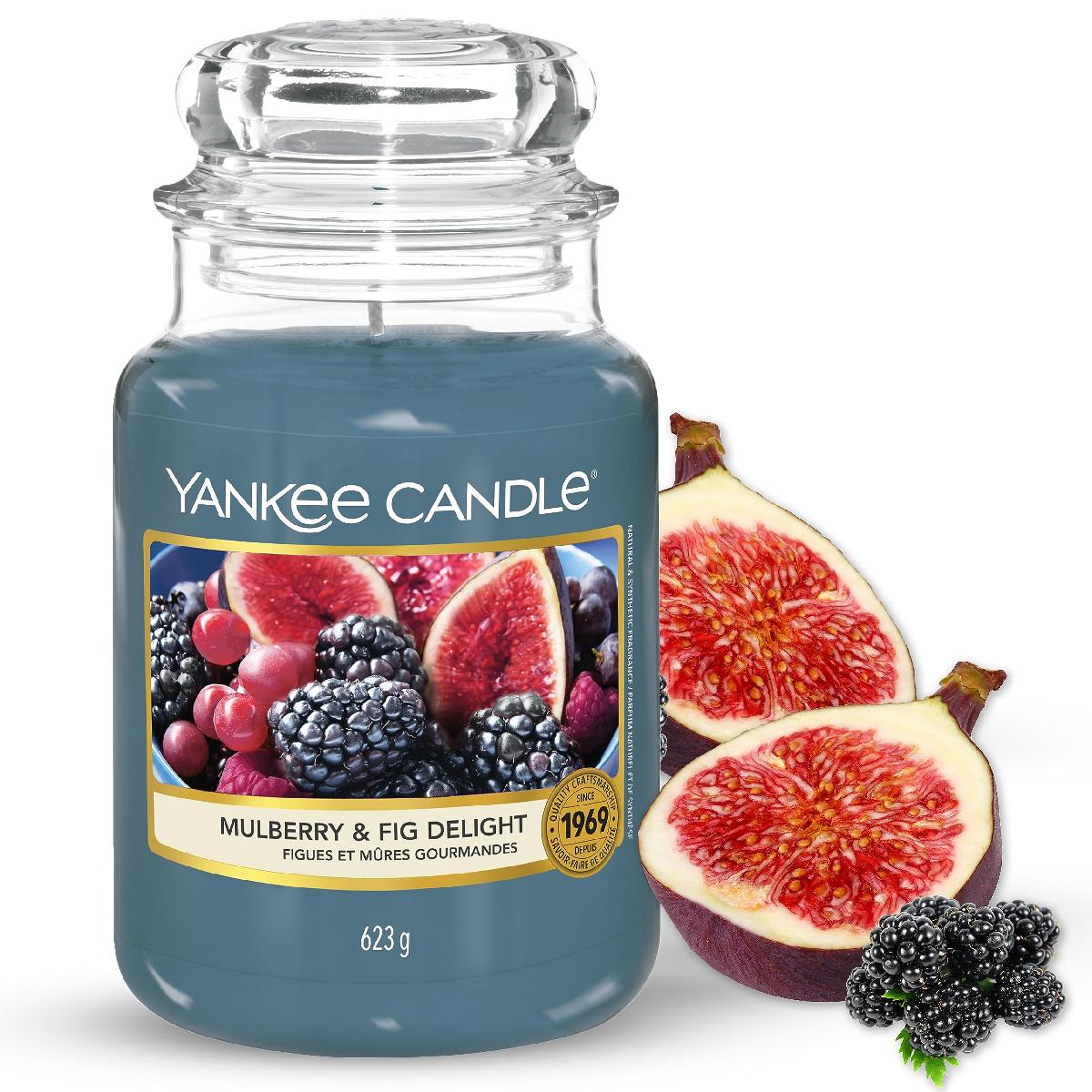 Yankee Candle Mulberry & Fig Delight Αρωματικό Κερί 623g