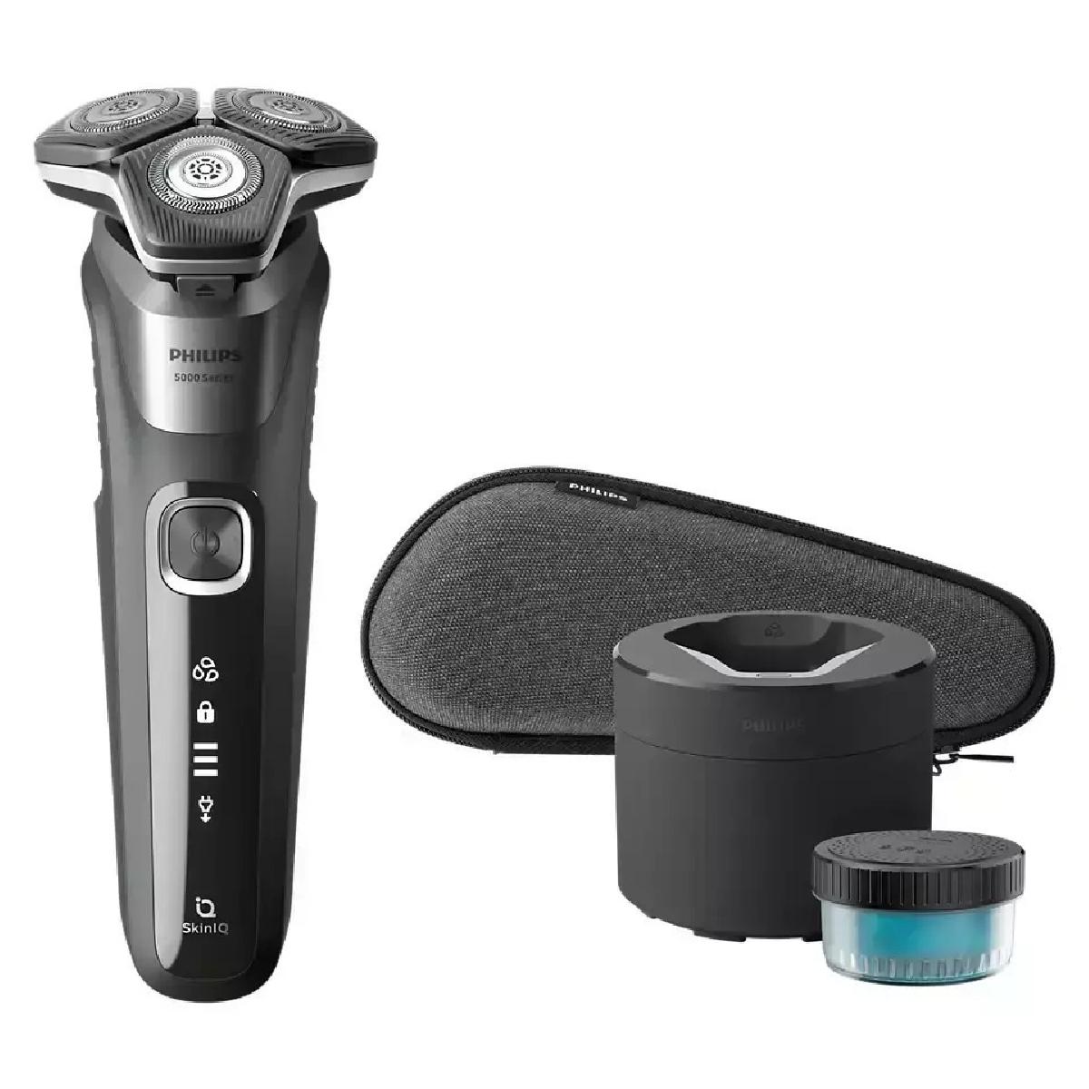 Philips Shavers 5000 Series S5887/50 Ξυριστική Μηχανή Προσώπου Επαναφορτιζόμενη grey black