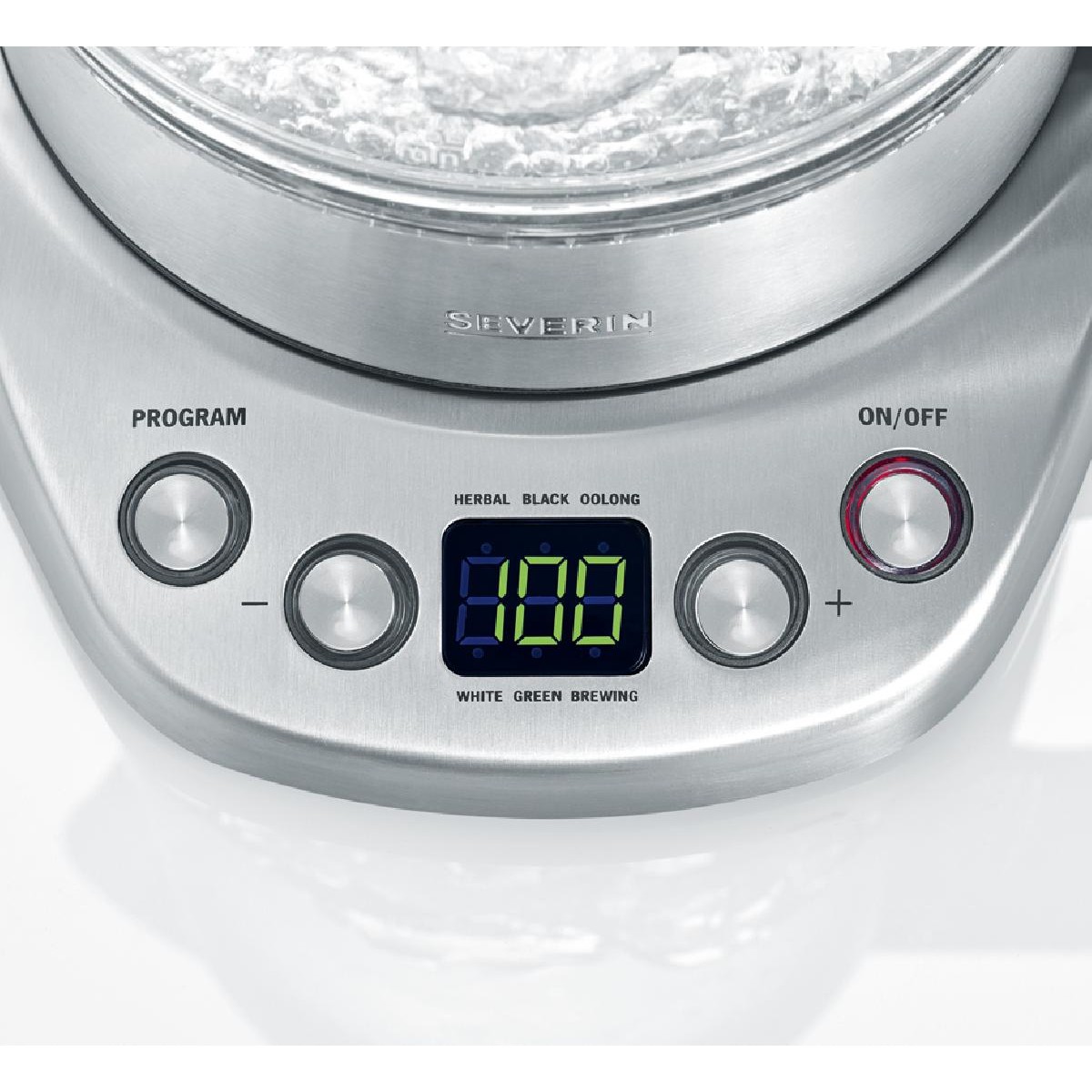 Severin WK 3479 Βραστήρας Τσαγιέρα deluxe 3000 watt 1,7 lt glass inox