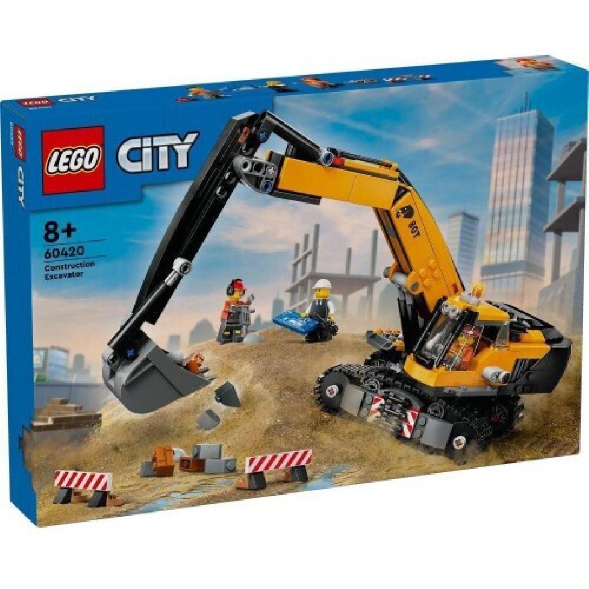 LEGO® City Yellow Construction Excavator (60420)