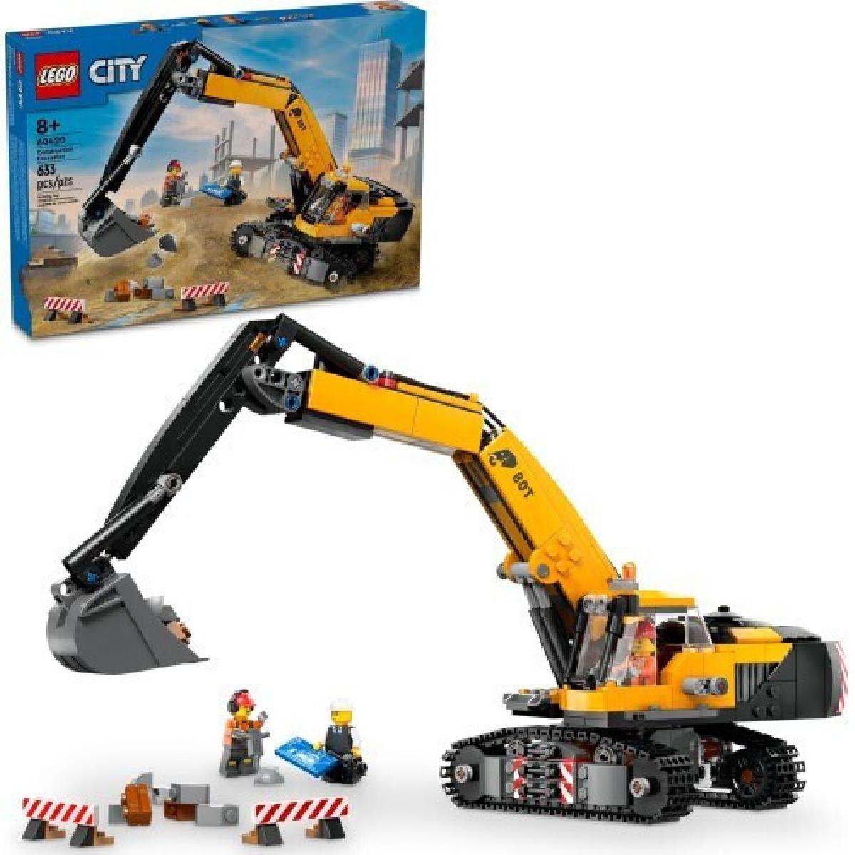 LEGO® City Yellow Construction Excavator (60420)