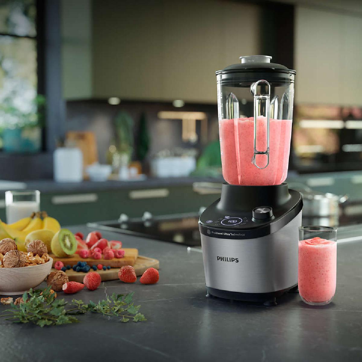 Philips HR3760/00  High Speed Blender 2lt 1500 watt Inox