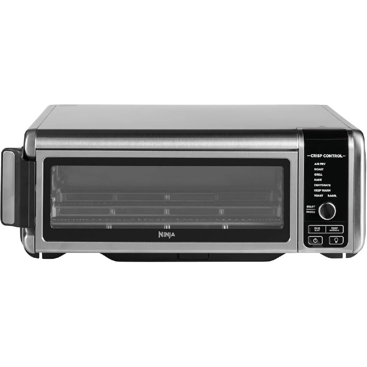 Ninja SP101EU Foodi 8-in-1 Digital Air Fry Multifunctional Oven, 2400 watt Brushed Stainless Steel, Silver