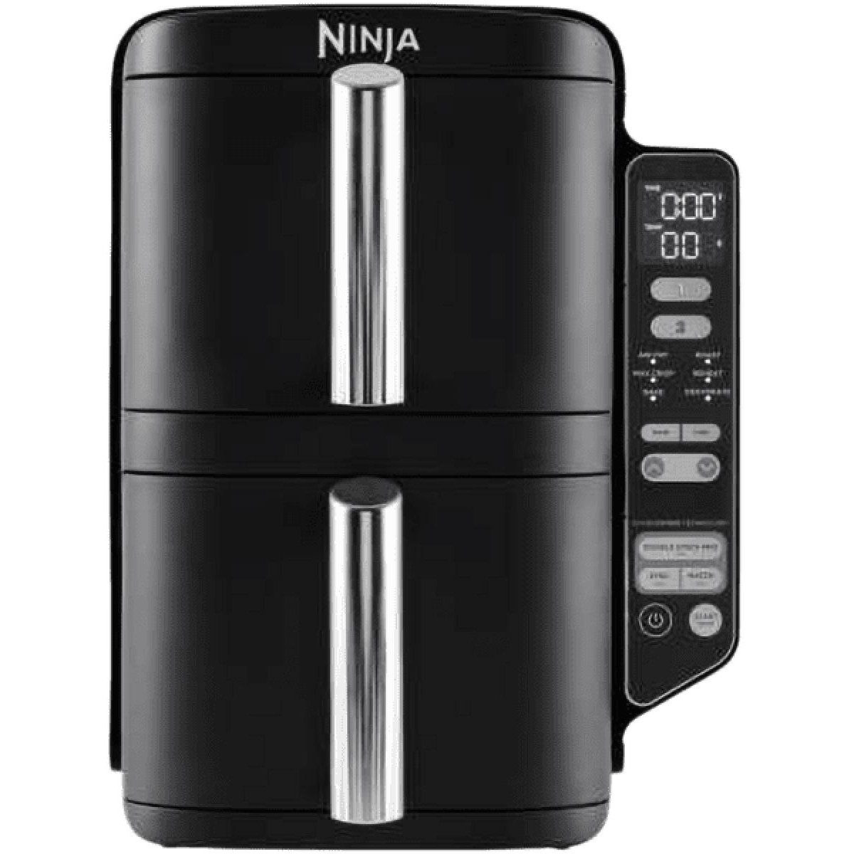 Ninja SL300EU Double Stack XL 7.6lt Double Basket  2470 watt Air Fryer Grey