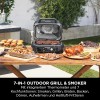 Ninja OG901EU Woodfire Pro Connect XL Outdoor Electric BBQ Table Grill & Smoker blue black