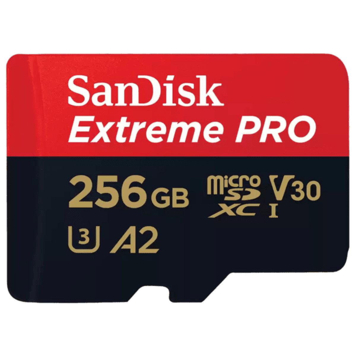 SanDisk Extreme Pro 256 GB microSDXC UHS-I Card