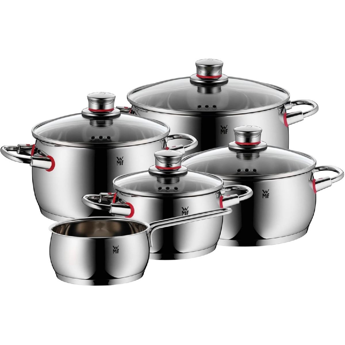 WMF WMF7455 Quality One Cooking Pot Set 5pcs (07 7455 6380)