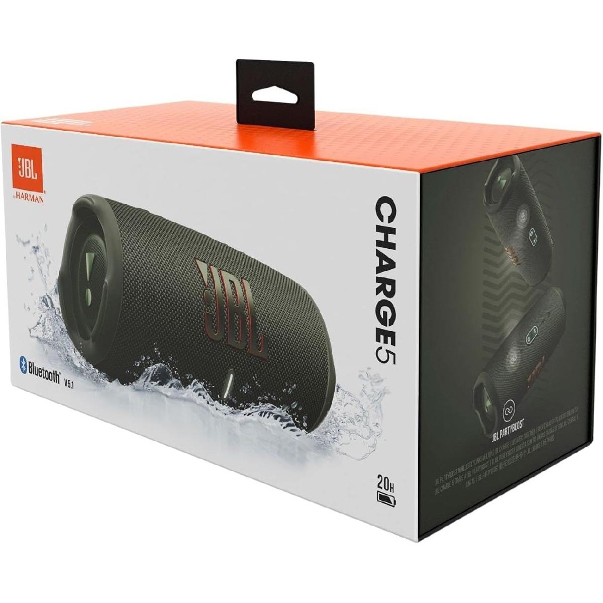 JBL Charge 5 Bluetooth speaker 30 watt green