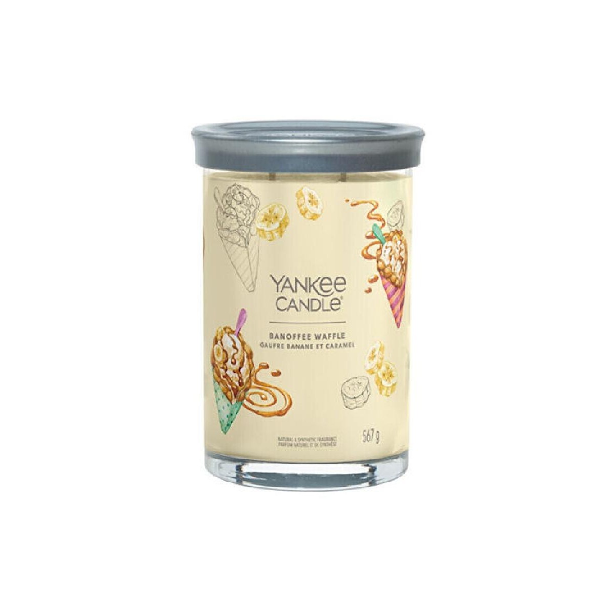 Yankee Candle Signature Banoffee Wafle Tumbler Αρωματικό Κερί 567gr