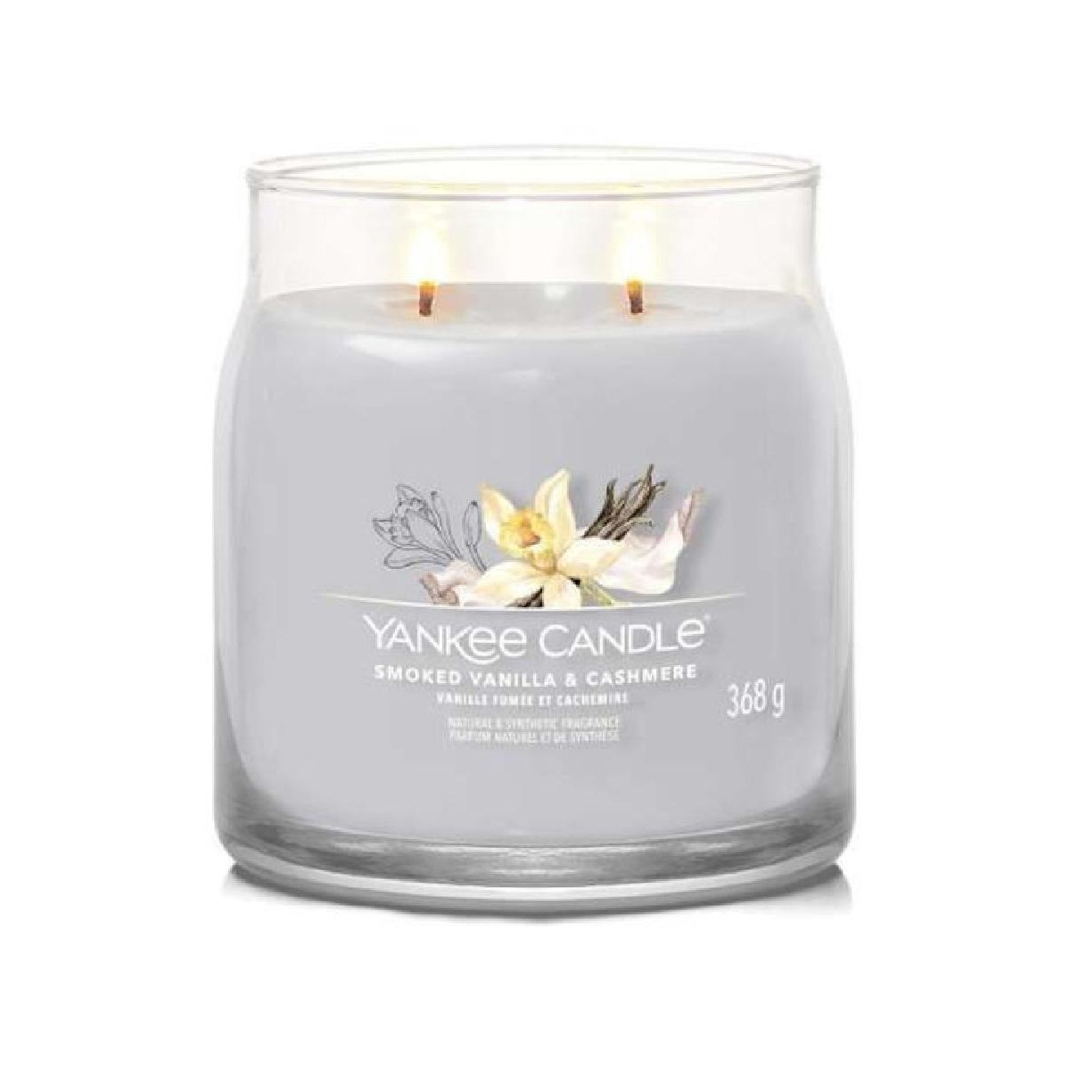 Yankee Candle Smoked Vanilla & Cashmere Αρωματικό Κερί 368g