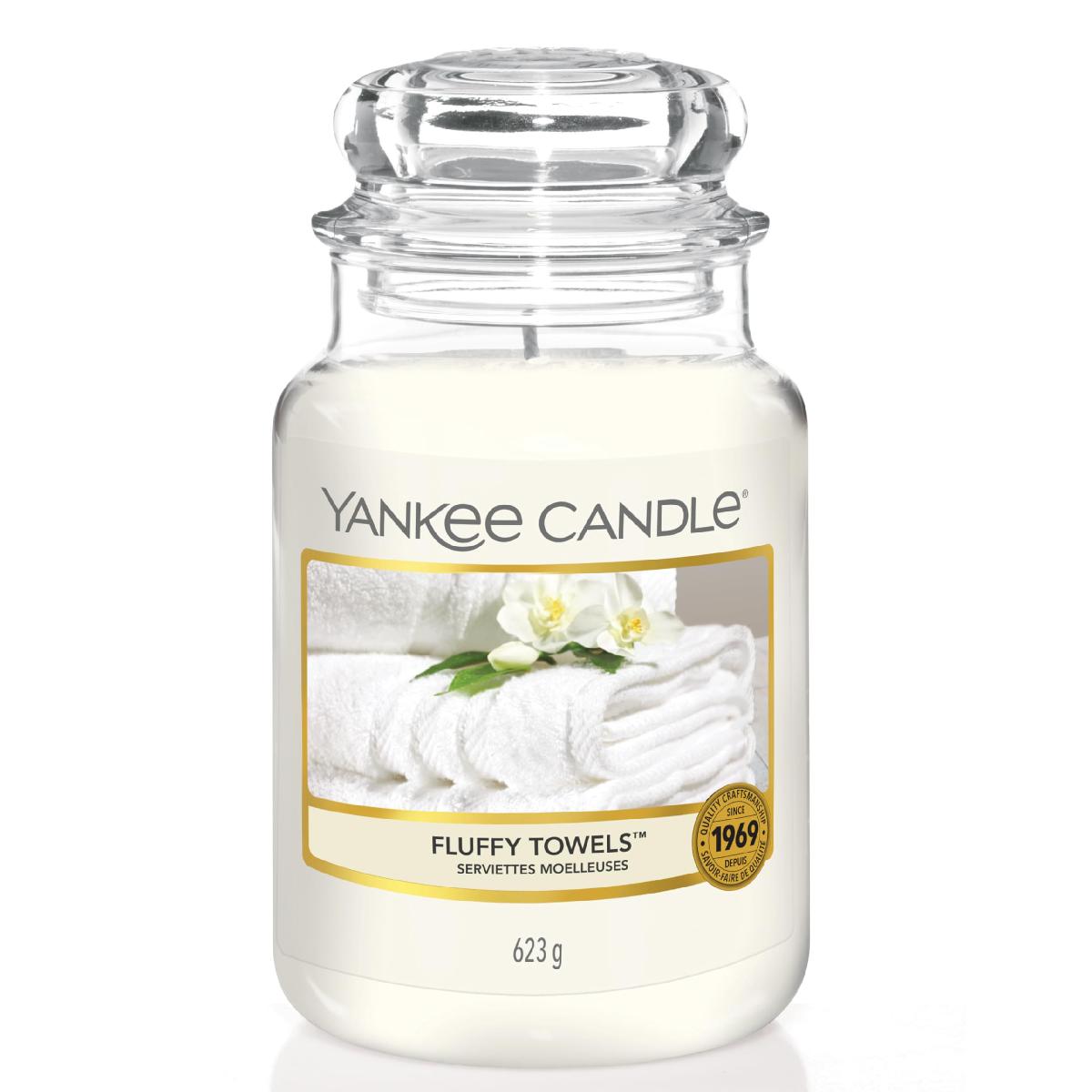 Yankee Candle  Fluffy Towels Αρωματικό Κερί  623gr