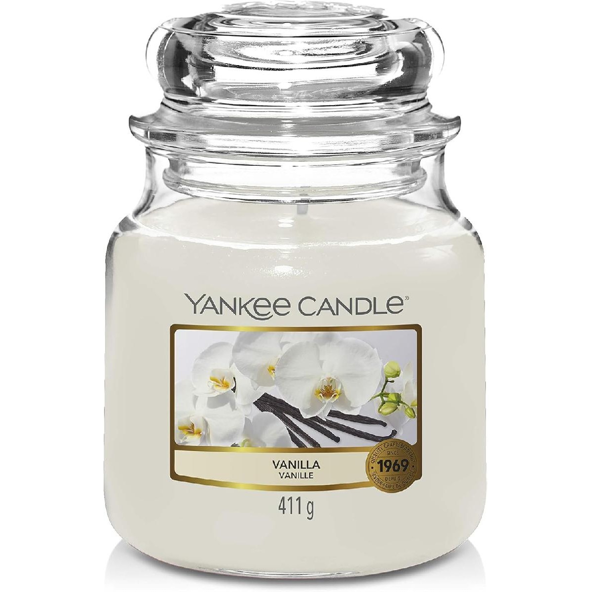 Yankee Candle Vanilla Αρωματικό Κερί 411gr