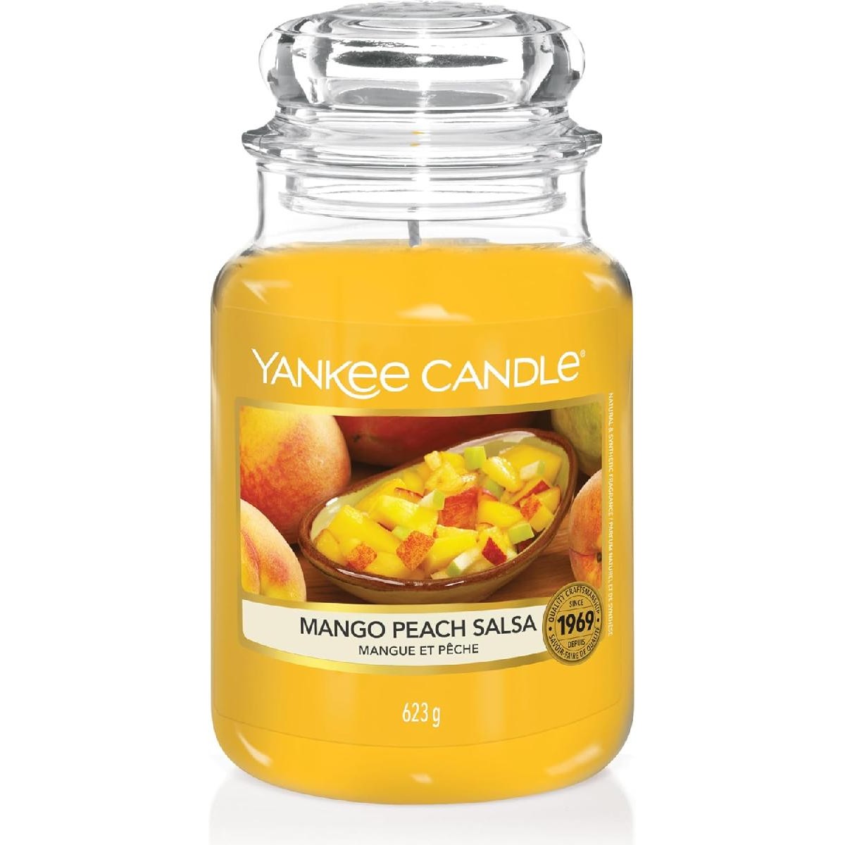 Yankee Candle Mango Peach Salsa Αρωματικό Κερί  623gr