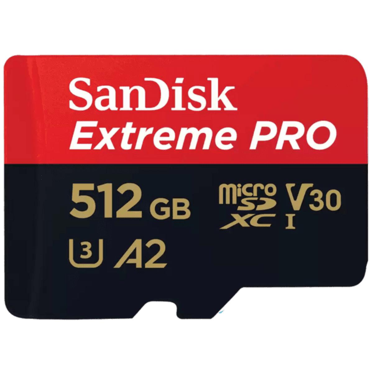 SanDisk Extreme Pro 512 GB microSDXC UHS-I Card