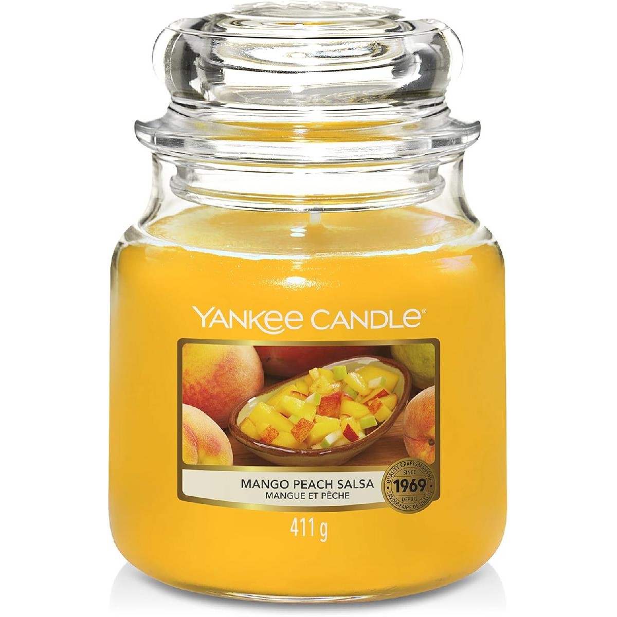 Yankee Candle Mango Peach Salsa Αρωματικό Κερί 411gr