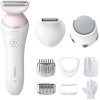 Philips BRL176/00 Lady Shaver Series 8000 Cordless with Wet and Dry use, White