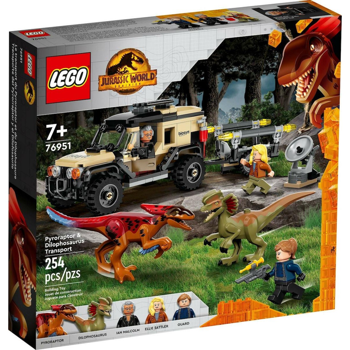 LEGO® Jurassic World Pyroraptor & Dilophosaurus Transport (76951)