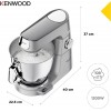 Kenwood KVL85.594SI Titanium Chef Baker XL stand mixer 1200 watt 7 lt