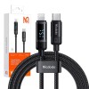 Mcdodo CA-5210 Digital Display 36 watt Type-C to Lightning Data Cable 1.2m
black