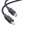 Mcdodo CA-3660 36W Type-C to Lightning Transparent Data Cable 1.2m black