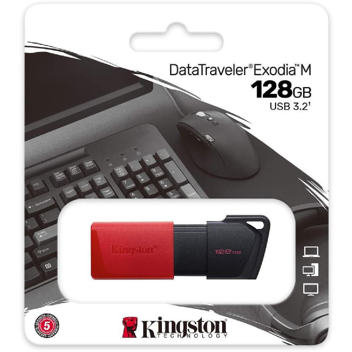 Kingston DataTraveler Exodia M 128GB USB 3.2 Stick red (DTXM/128GB)