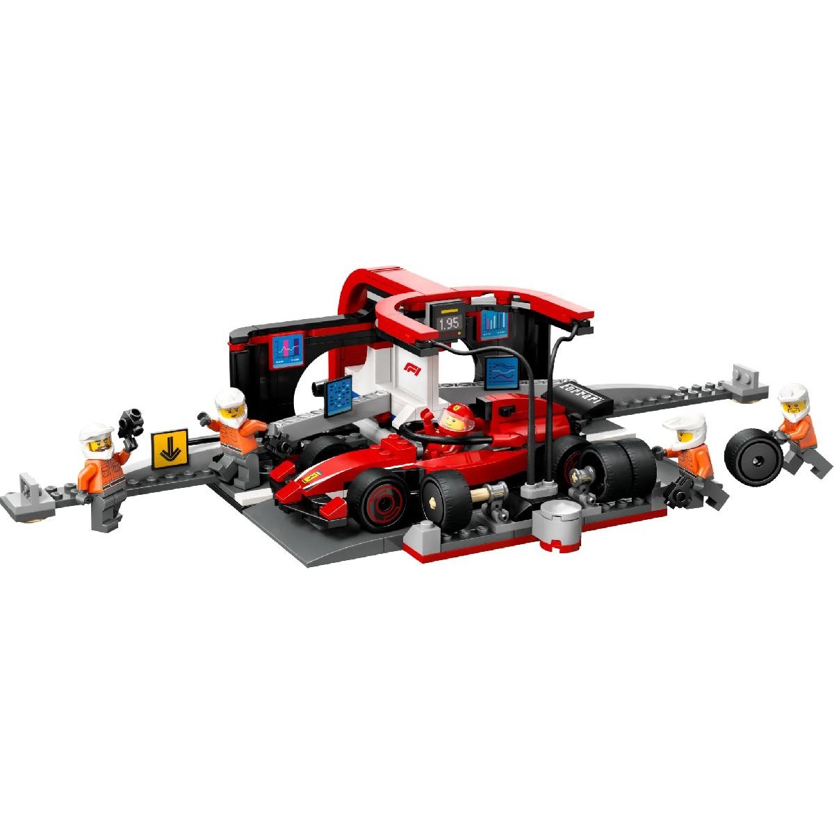 LEGO®  City F1 Pit Stop & Pit Crew With Ferrari Car (60443)