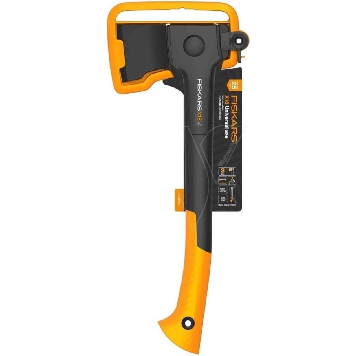 Fiskars Universal Axe S X-Series X18 445mm Τσεκούρι Σχισίματος black orange (1069103)