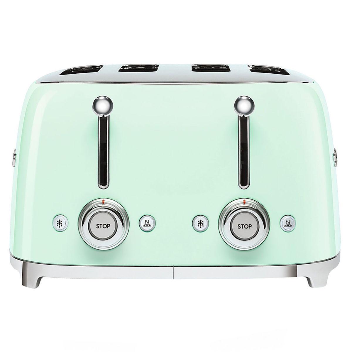 Smeg TSF03PGEU Φρυγανιέρα 4 Θέσεων 2000 watt pastel green